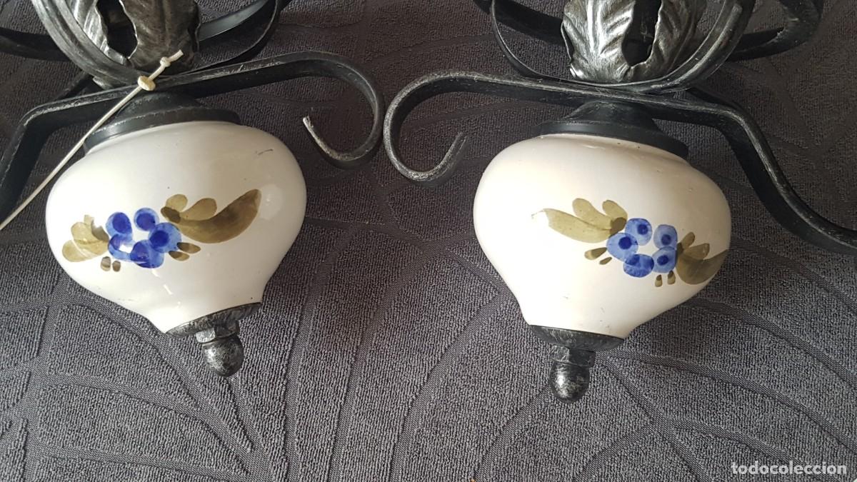 Vintage: PAREJA DE APLIQUES VINTAGE KOLARZ - Foto 14