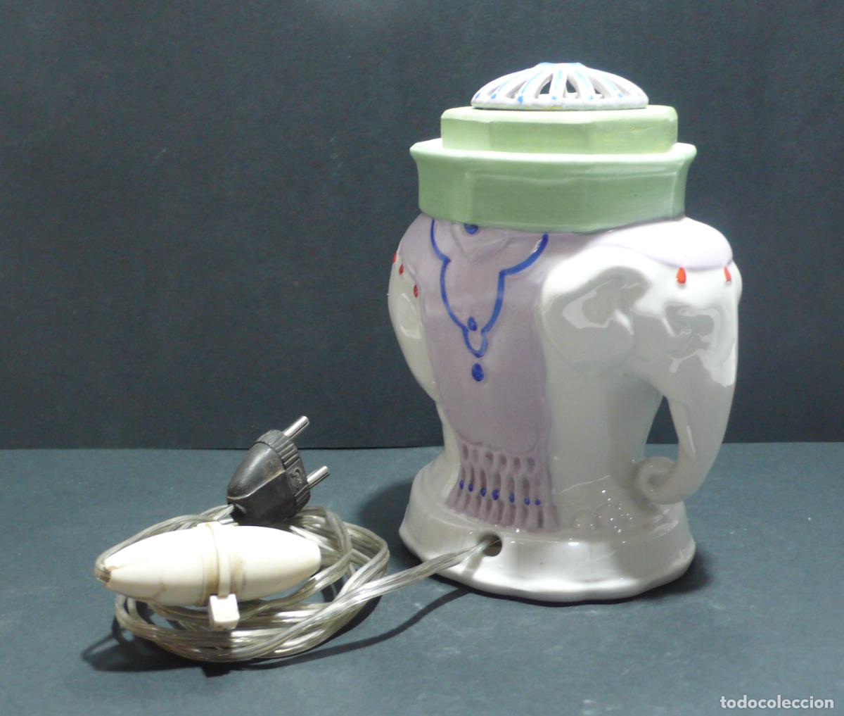 Vintage: PEQUE&Ntilde;A LAMPARA EN CERAMICA - Foto 1