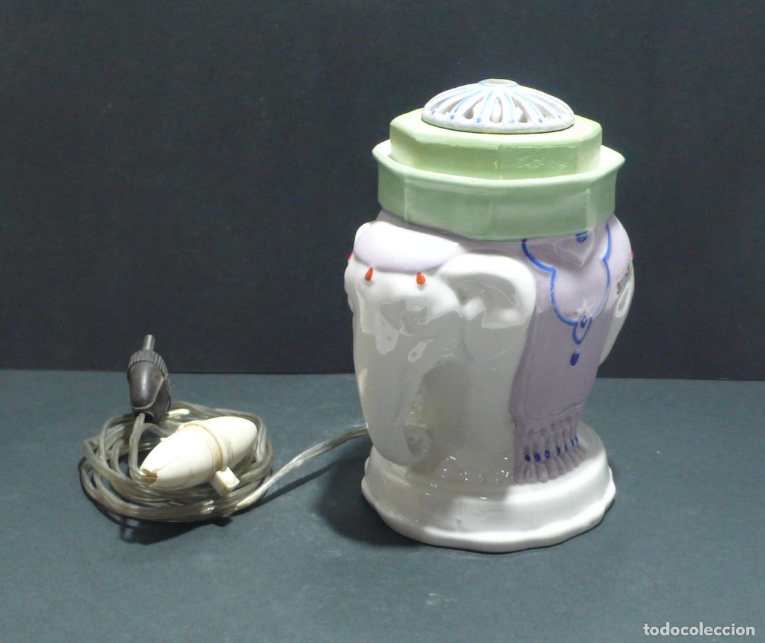 Vintage: PEQUE&Ntilde;A LAMPARA EN CERAMICA - Foto 2