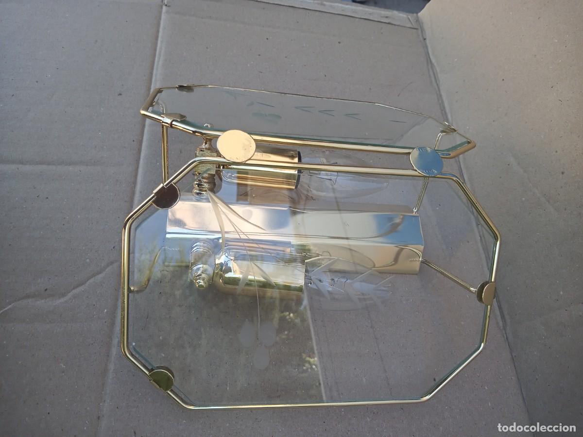 Vintage: BONITO APLIQUE DE CRISTAL Y LATON - Foto 2