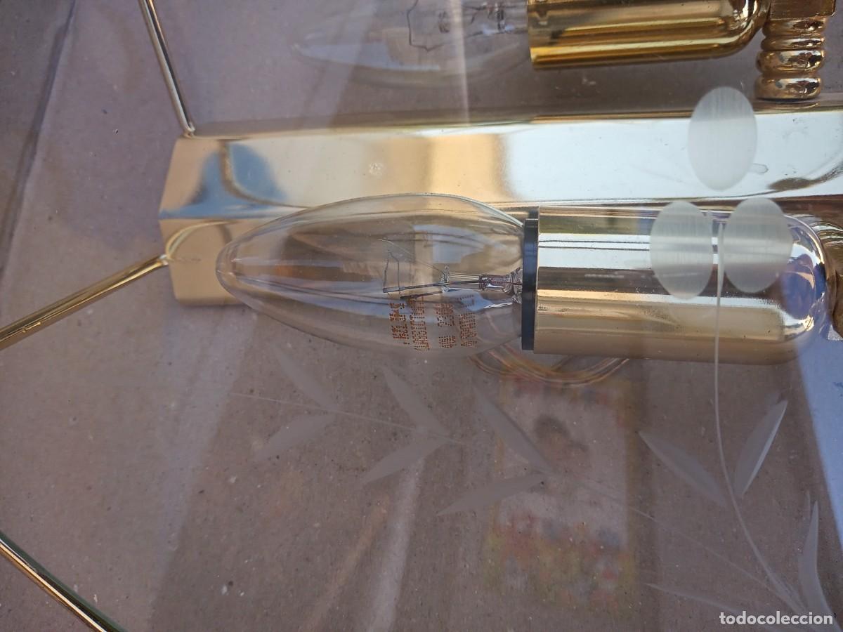 Vintage: BONITO APLIQUE DE CRISTAL Y LATON - Foto 4