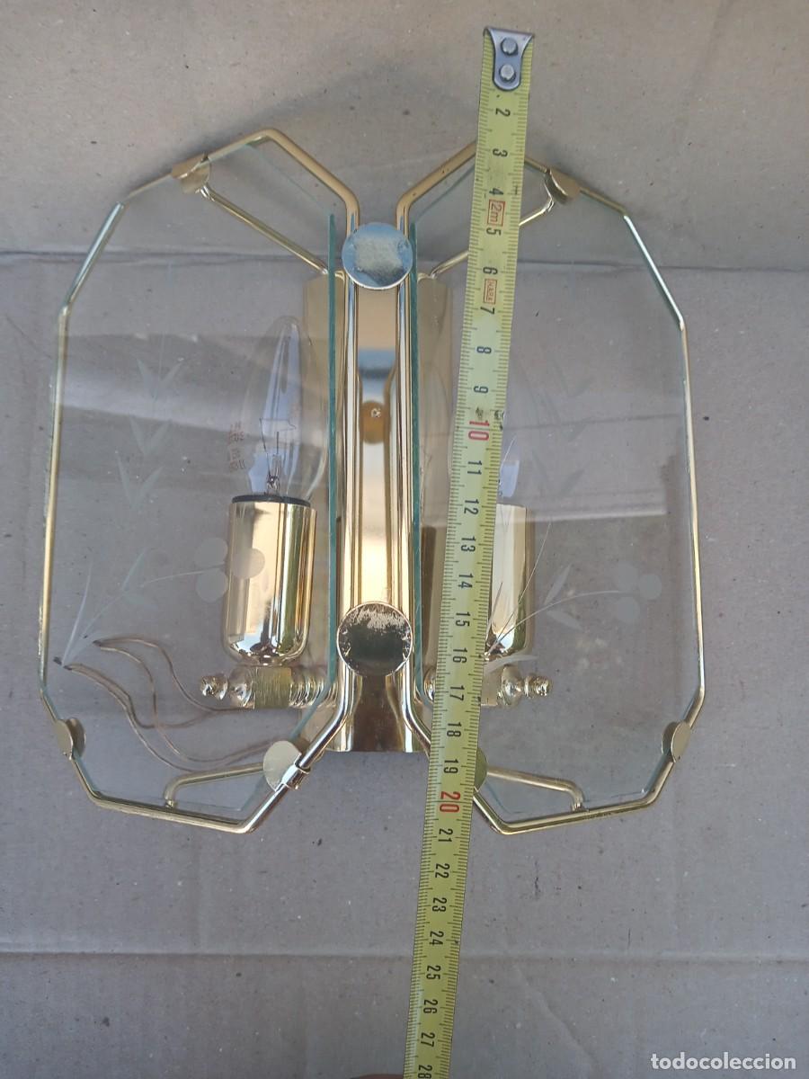 Vintage: BONITO APLIQUE DE CRISTAL Y LATON - Foto 10