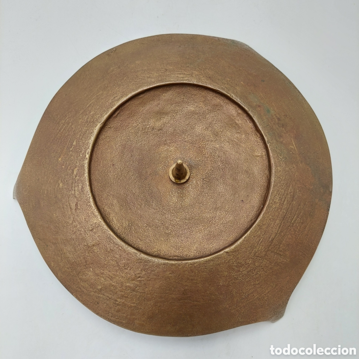 Vintage: Candelabro brutalista lat&oacute;n - Foto 2