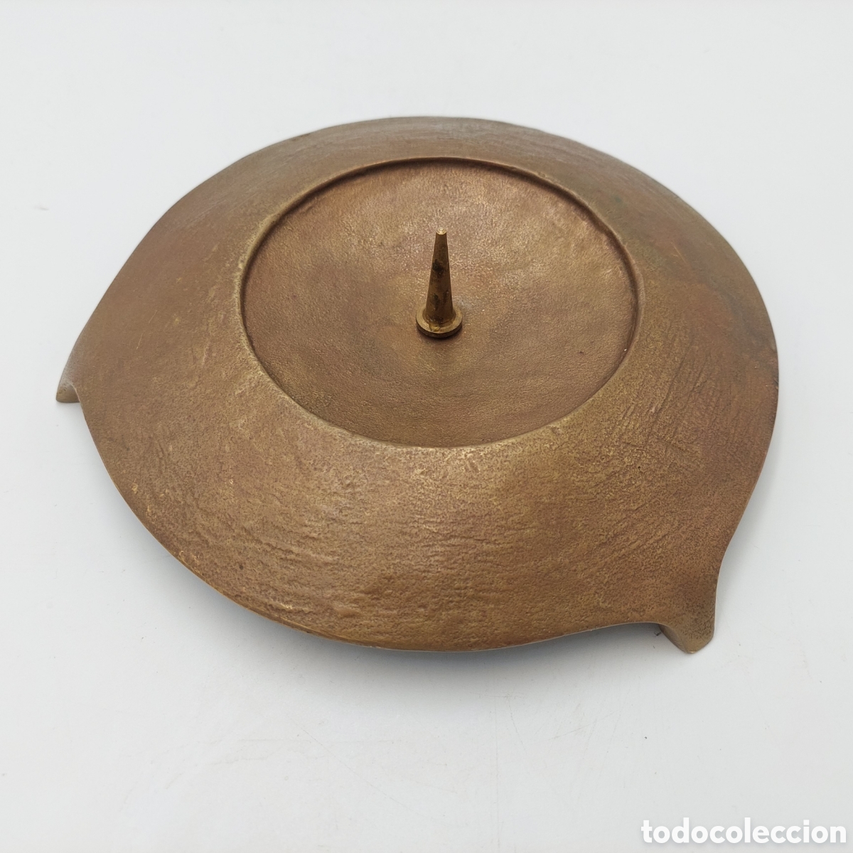 Vintage: Candelabro brutalista lat&oacute;n - Foto 1
