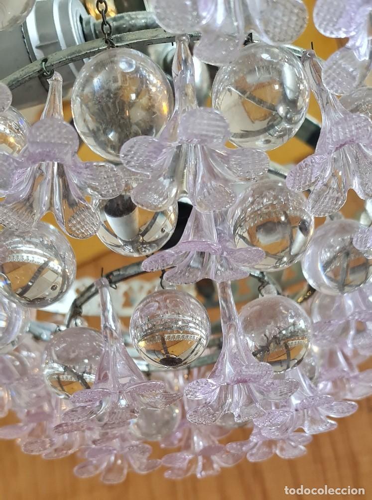 Vintage: Lampara de lagrimas y bolas violeta - Foto 4