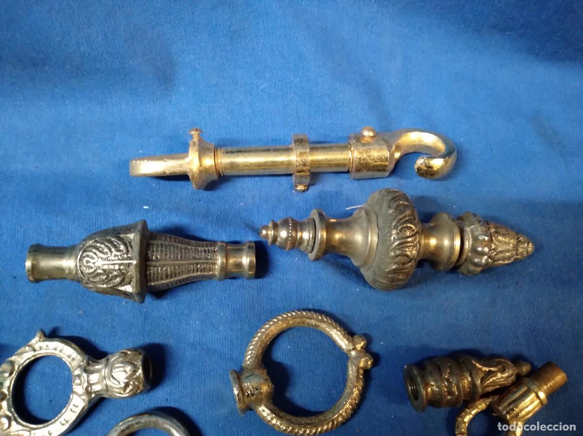 Vintage: GRAN LOTE DE DESPIECE L&Aacute;MPARAS COLGAR - Foto 2