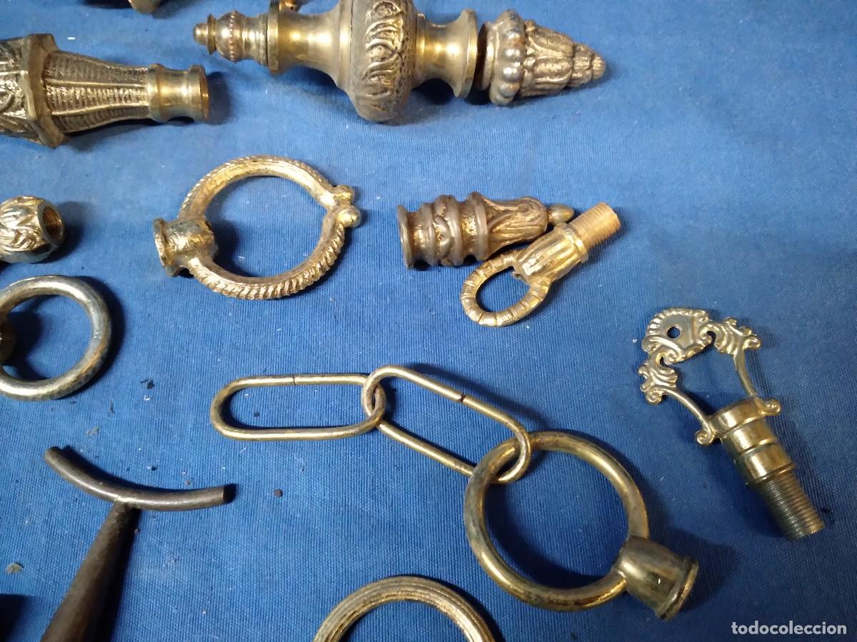 Vintage: GRAN LOTE DE DESPIECE L&Aacute;MPARAS COLGAR - Foto 4