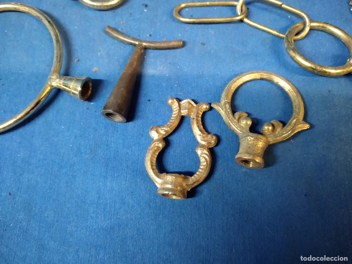Vintage: GRAN LOTE DE DESPIECE L&Aacute;MPARAS COLGAR - Foto 7