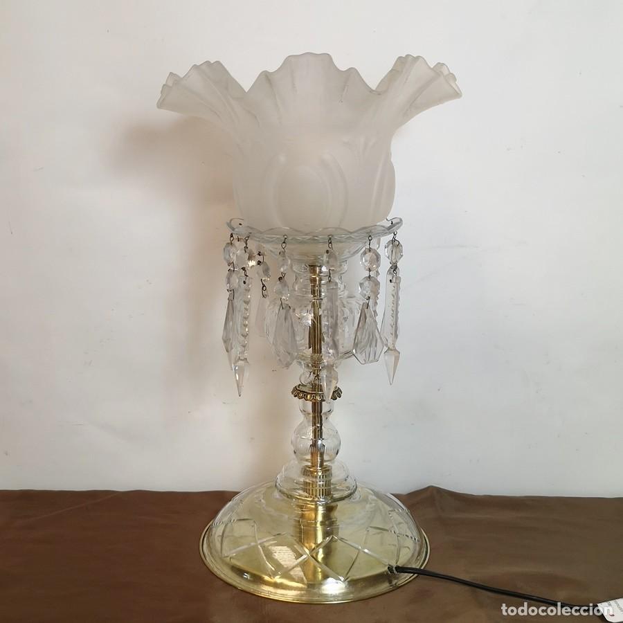 Vintage: L&aacute;mpara Cristal y L&aacute;grimas - Foto 1