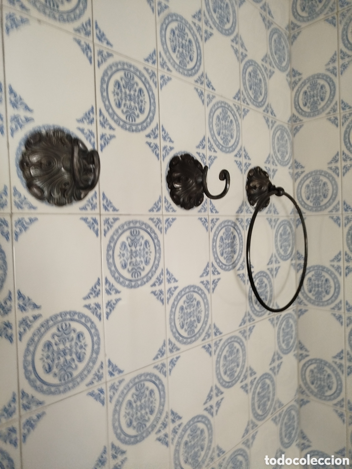 Vintage: Conjunto de apliques de ba&ntilde;o a&ntilde;os 50 - Foto 4