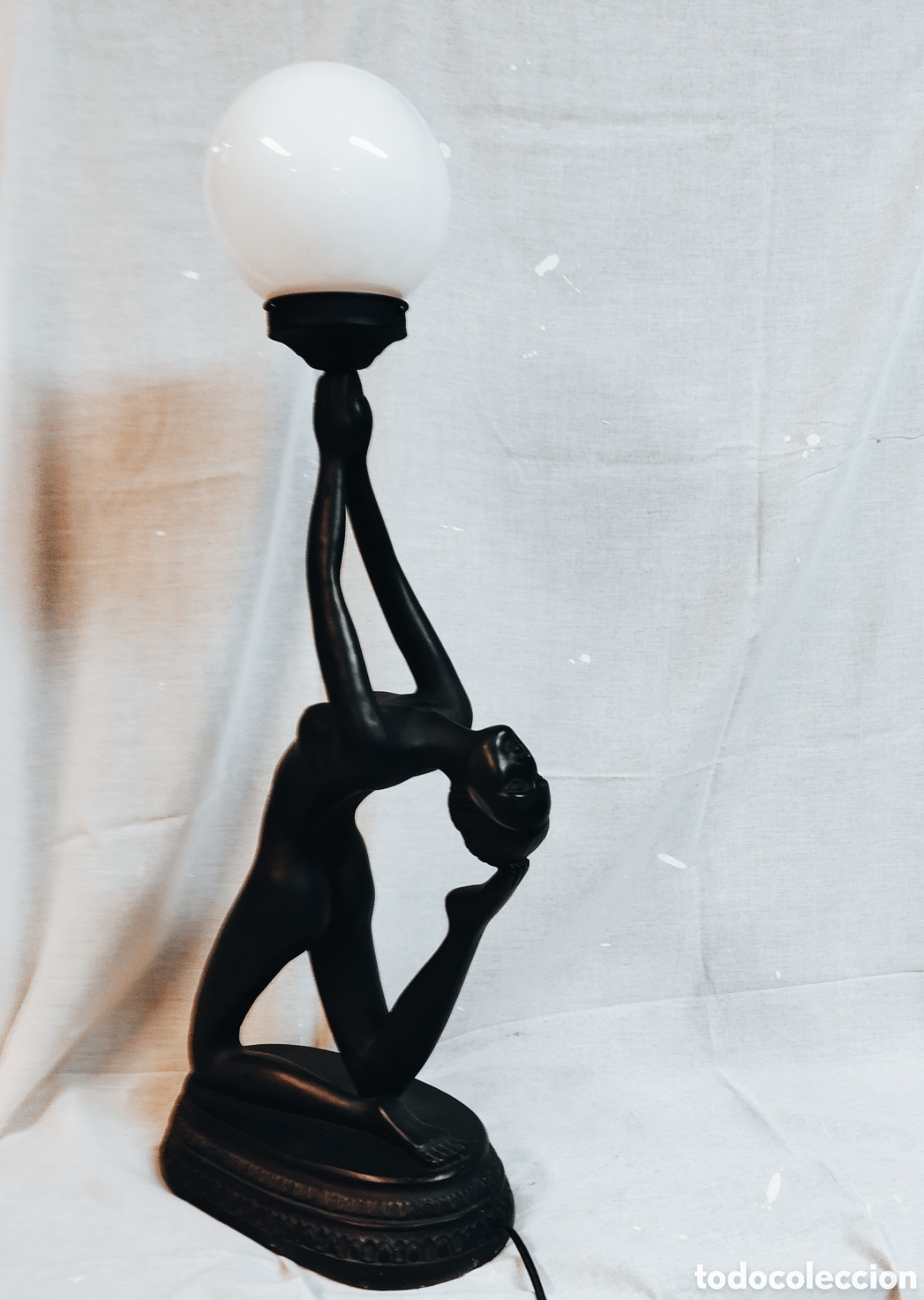 Vintage: Lampara de mesa Art Deco , a&ntilde;os 70 - Foto 2