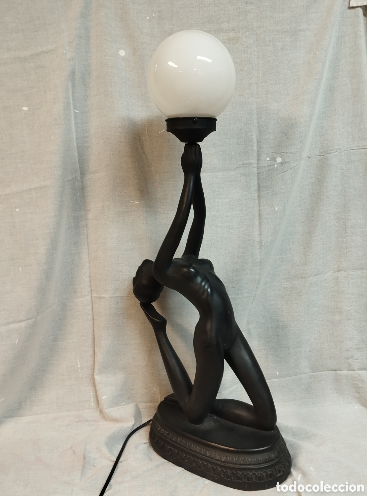 Vintage: Lampara de mesa Art Deco , a&ntilde;os 70 - Foto 17