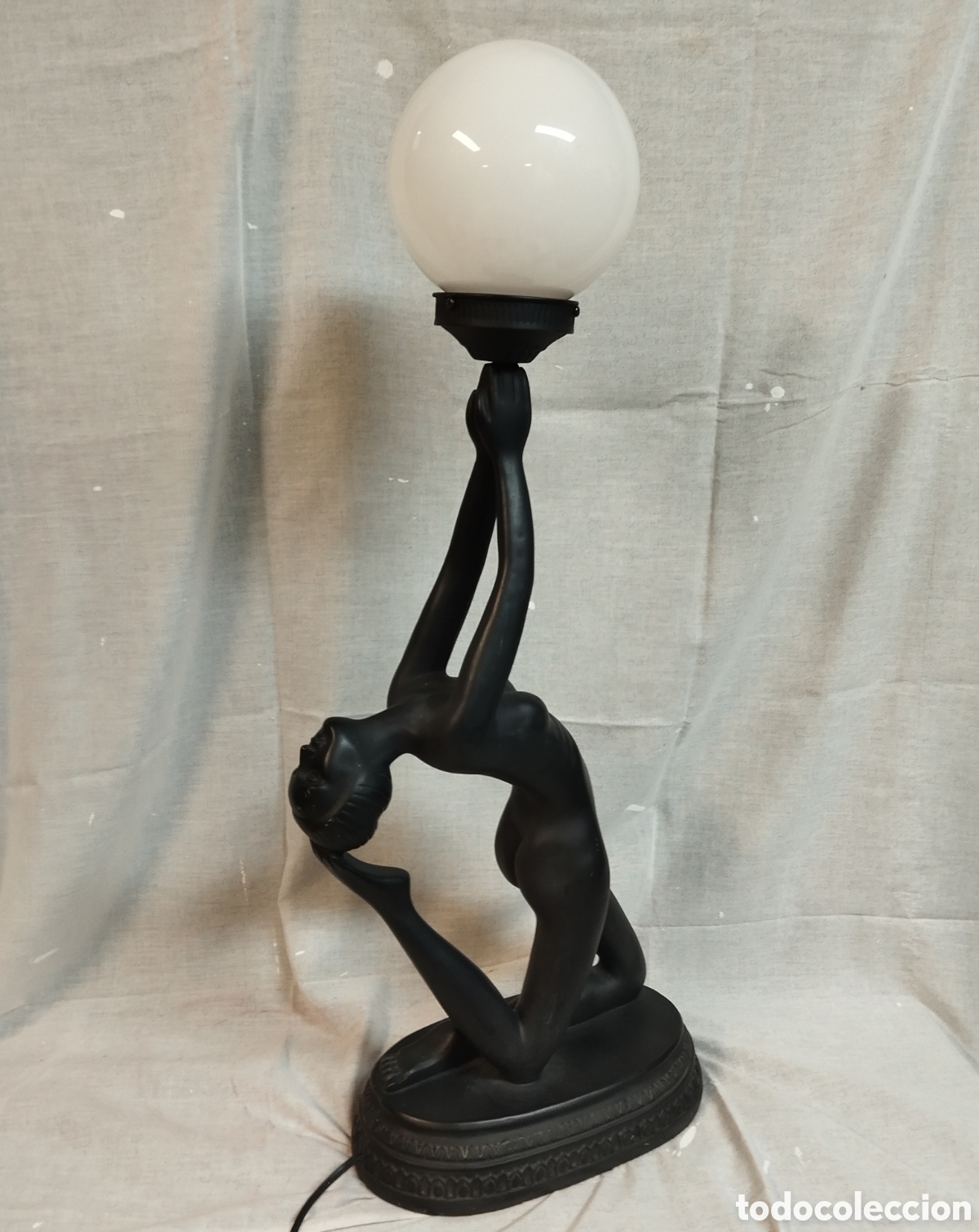 Vintage: Lampara de mesa Art Deco , a&ntilde;os 70 - Foto 4
