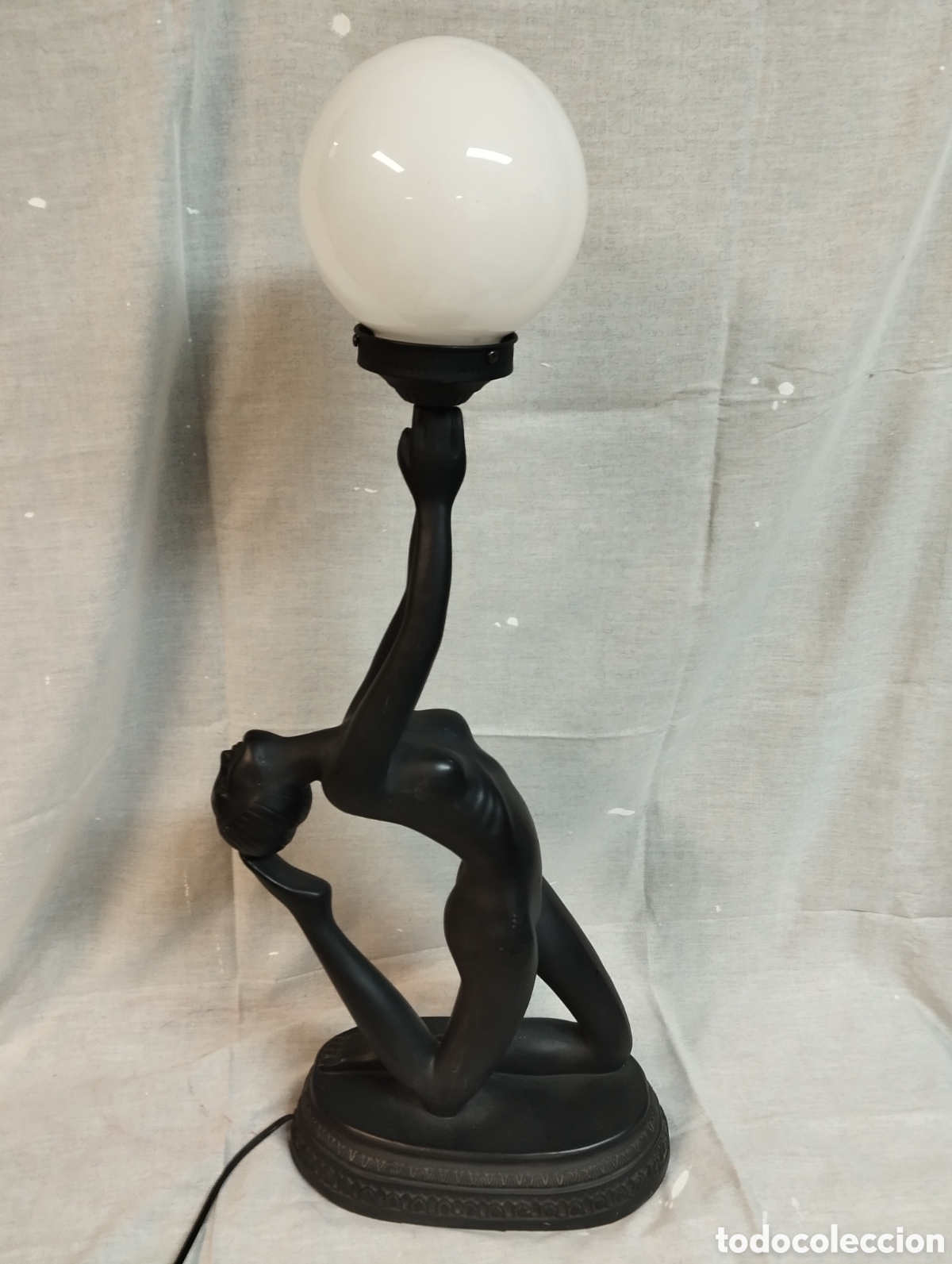 Vintage: Lampara de mesa Art Deco , a&ntilde;os 70 - Foto 1