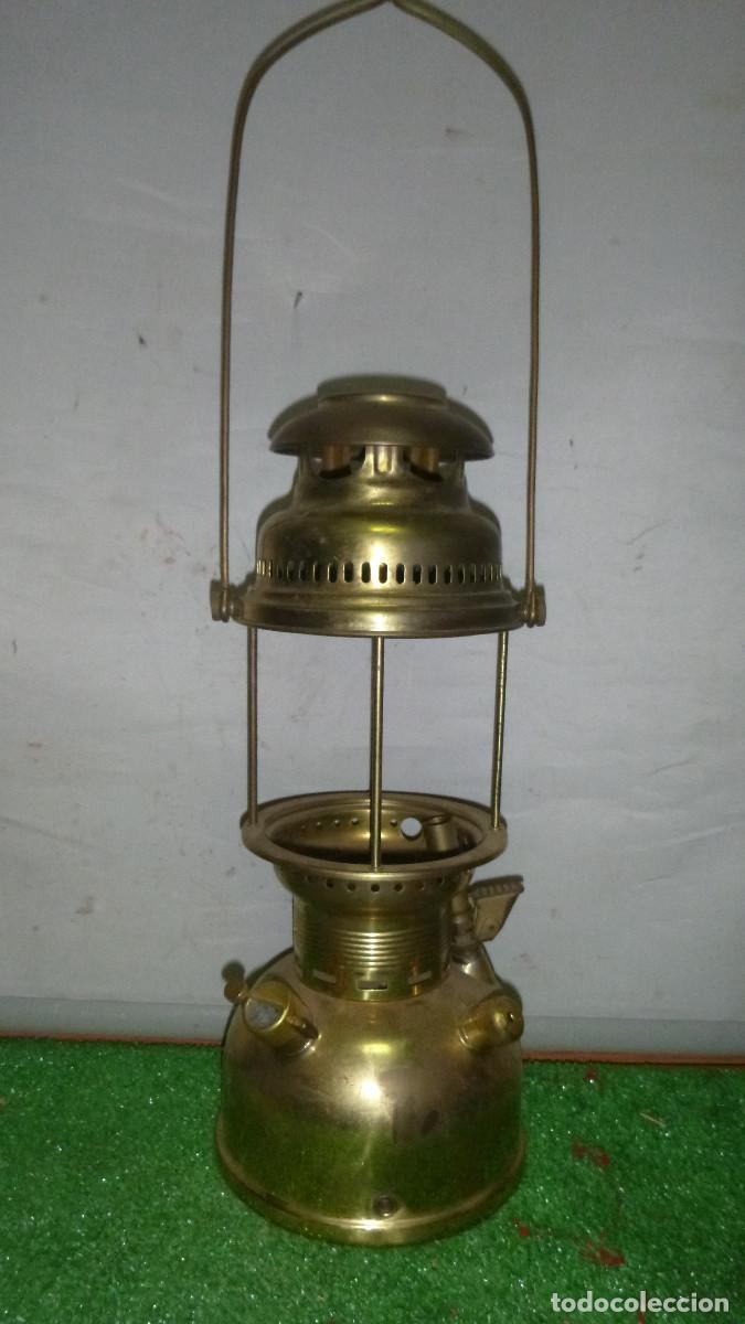 Vintage: ANTIGUA LAMPARA LATON - Foto 1