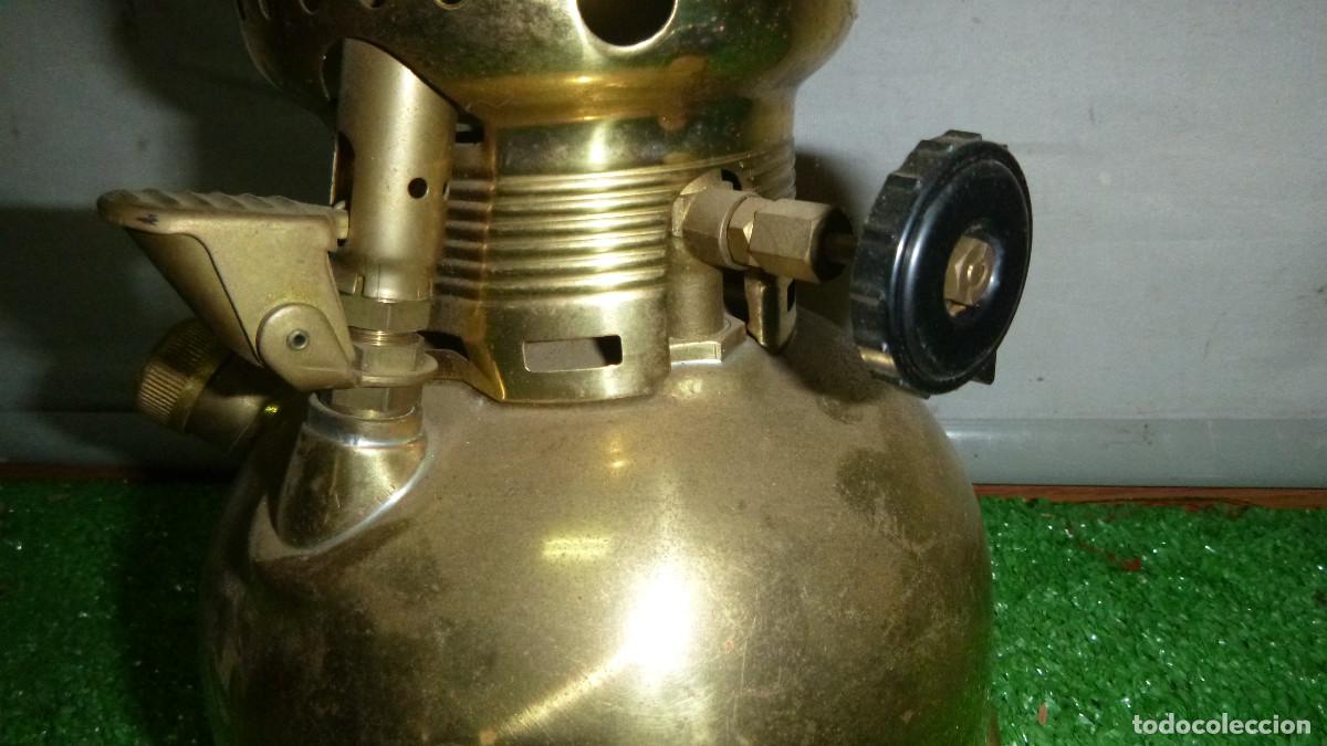 Vintage: ANTIGUA LAMPARA LATON - Foto 5