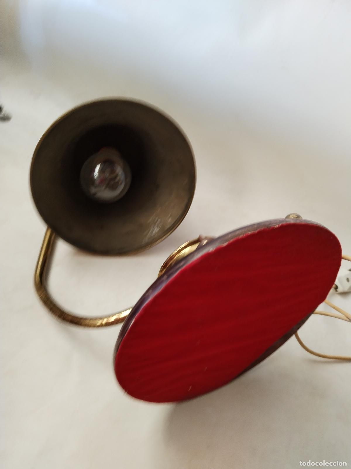 Vintage: lampara campana de bronce vintage - Foto 3