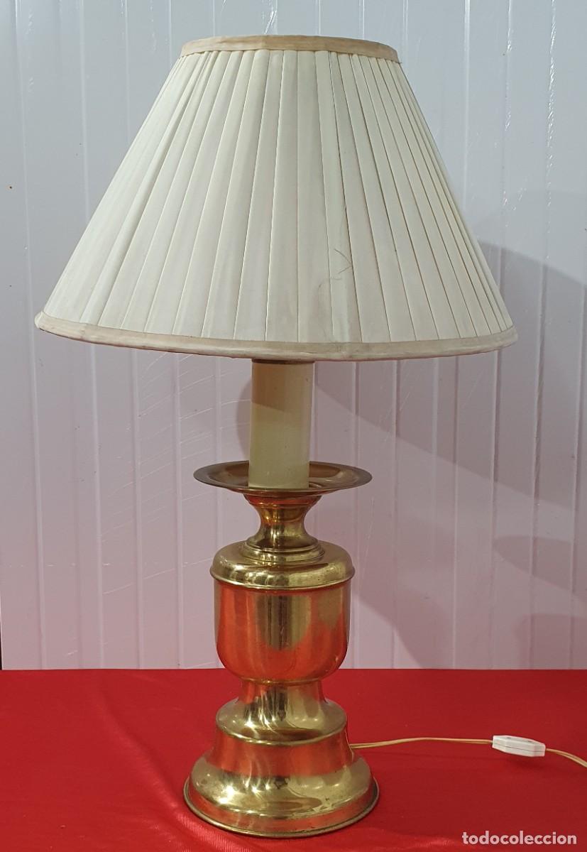 Vintage: Lampara vintage de laton - Foto 1