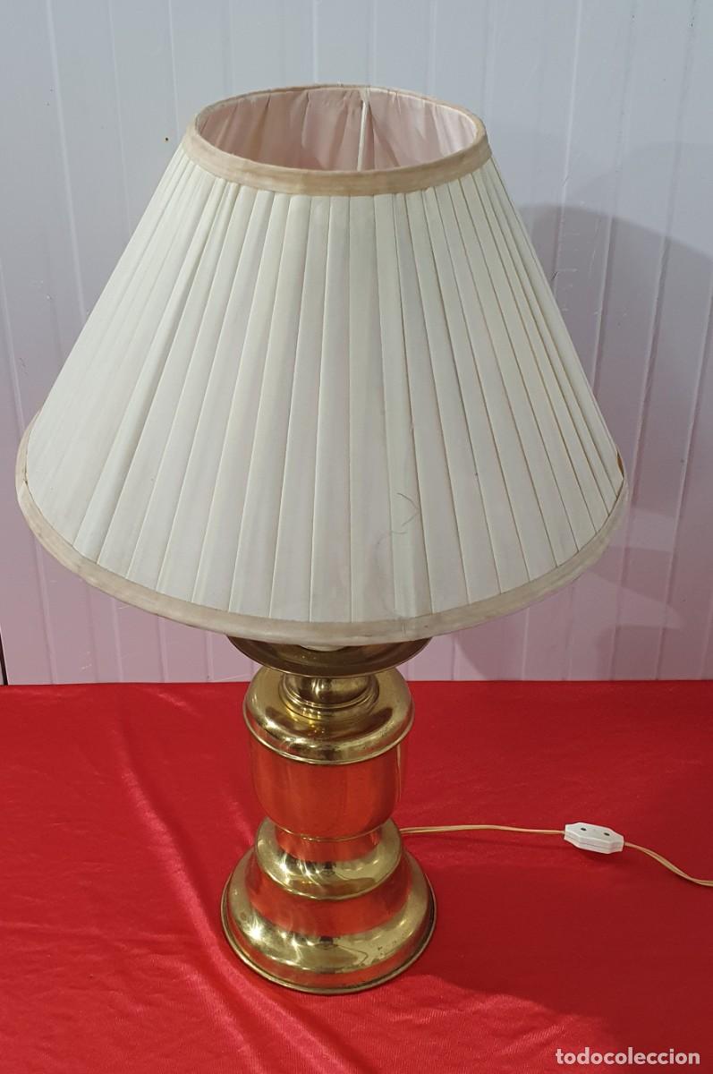 Vintage: Lampara vintage de laton - Foto 3