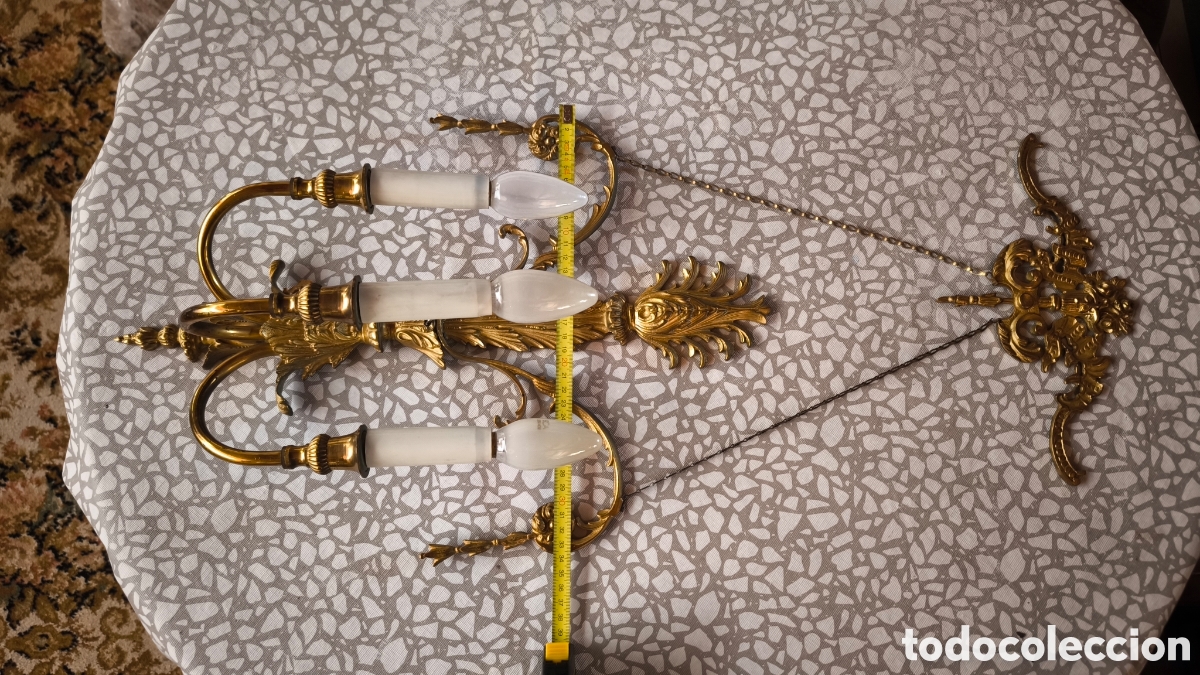 Vintage: Lampara de pared el&eacute;ctrica - Foto 1