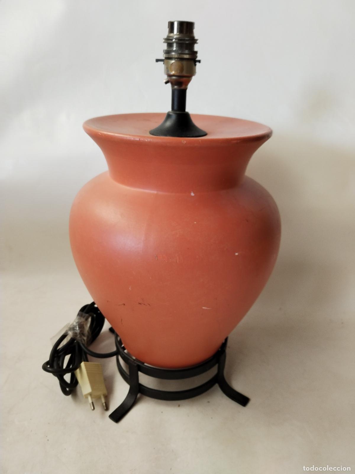 Vintage: lampara vintage de ceramica - Foto 1
