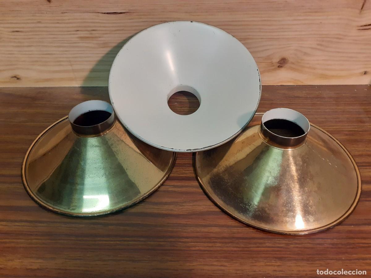 Vintage: Tulipas doradas esmaltadas - Foto 1