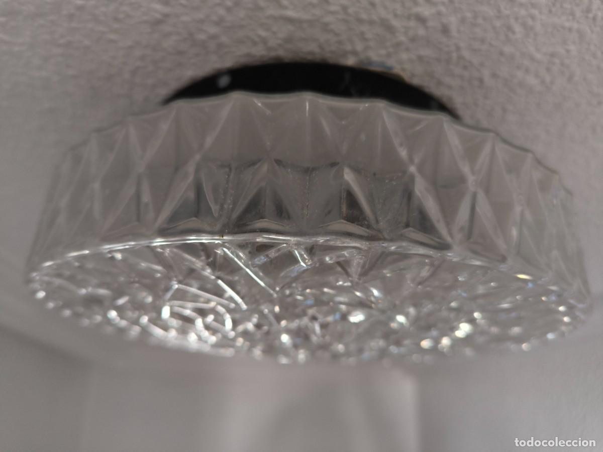 Vintage: Plaf&oacute;n cristal circular - Foto 1