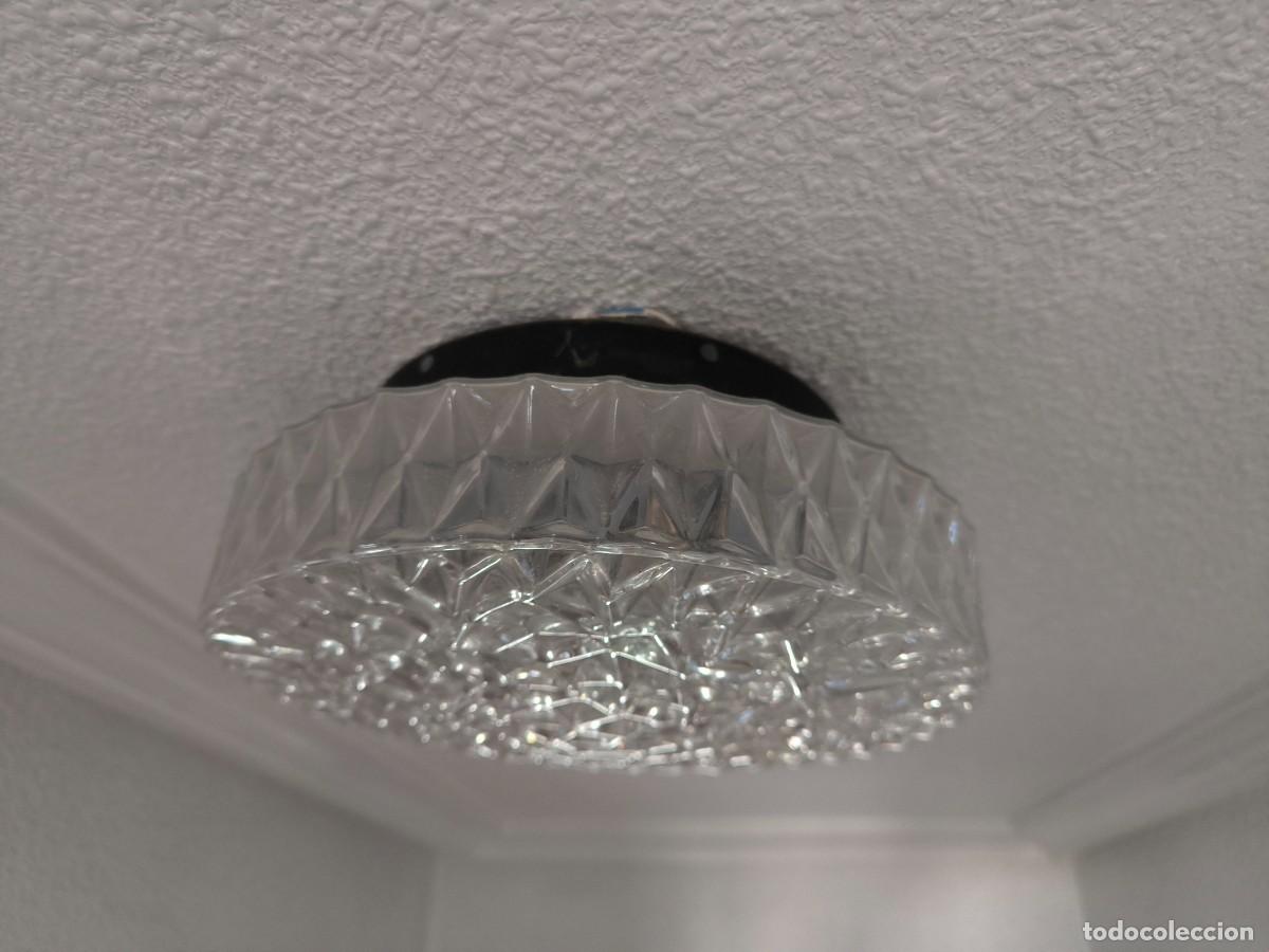 Vintage: Plaf&oacute;n cristal circular - Foto 2