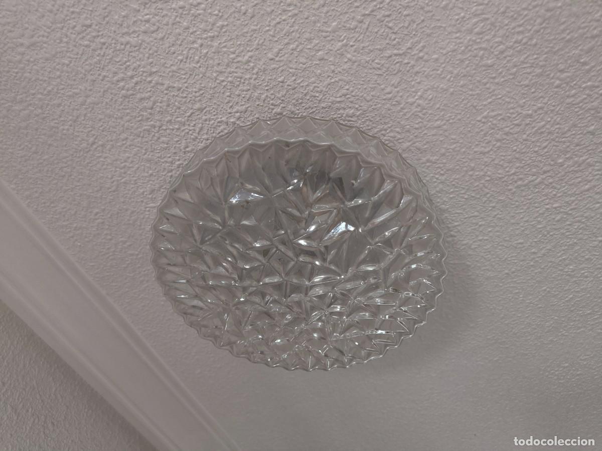 Vintage: Plaf&oacute;n cristal circular - Foto 3