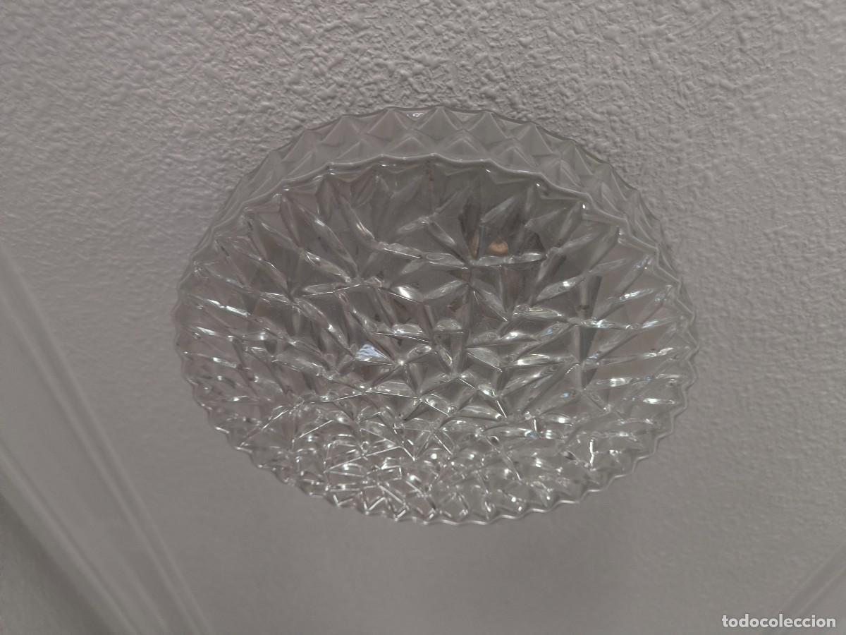 Vintage: Plaf&oacute;n cristal circular - Foto 4