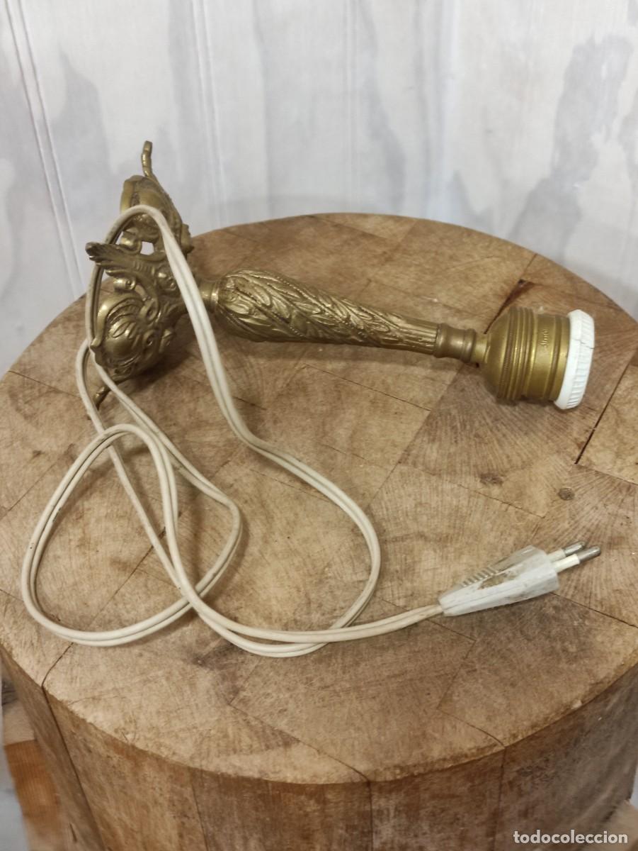 Vintage: Lampara sobremesa laton - Foto 6