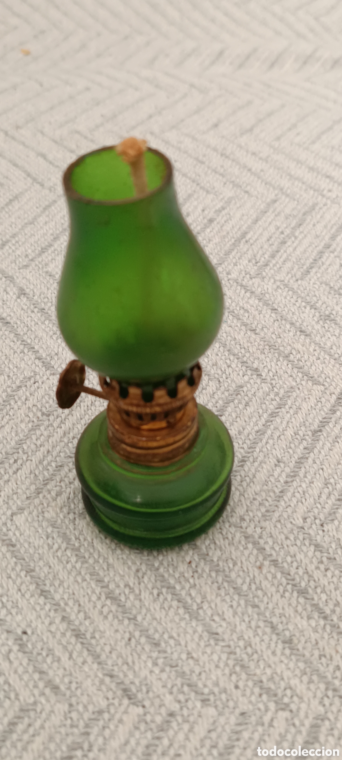 Vintage: Mini quinqu&eacute; de 10 cms de altura - Foto 1