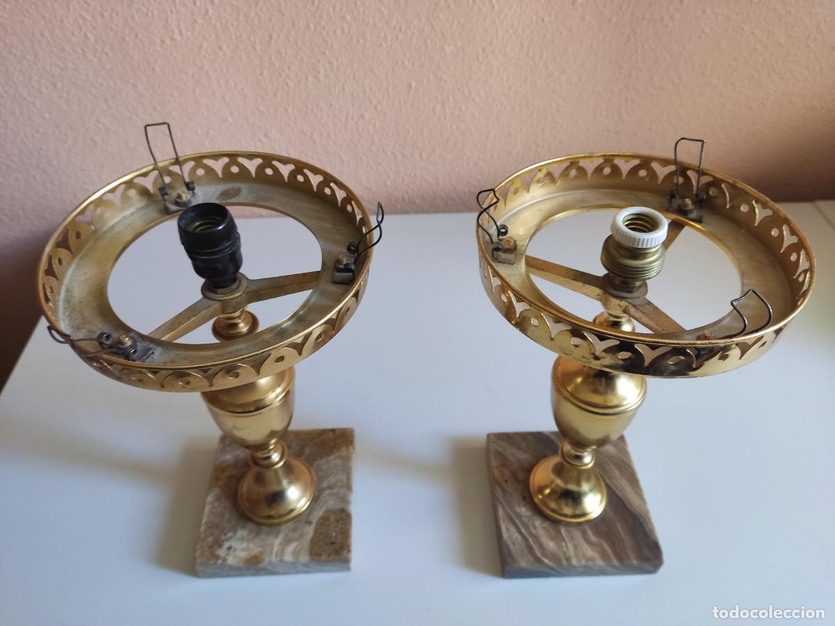 Vintage: 2 Lamparas de mesilla dormitorio VINTAGE - Foto 5