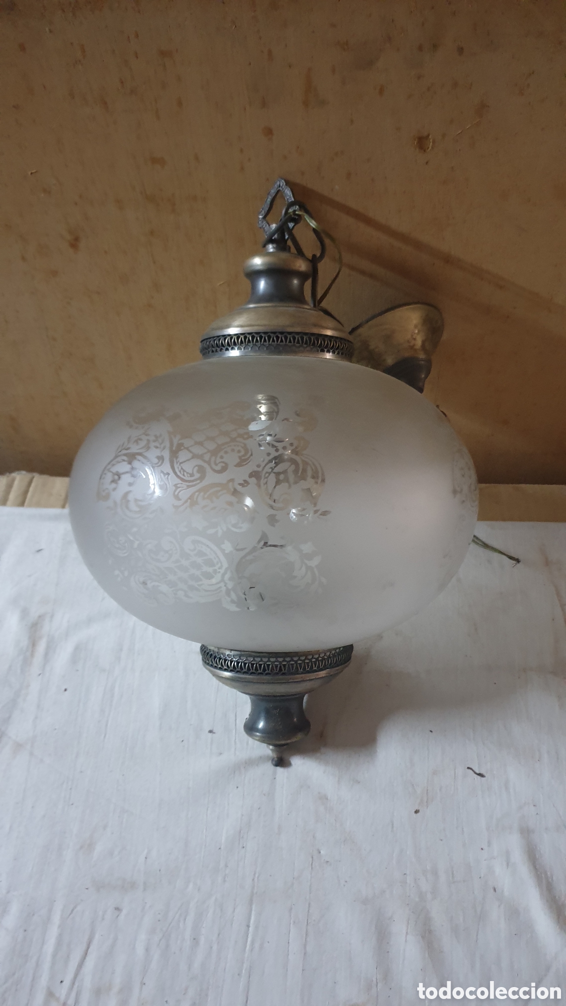 Vintage: L&Aacute;MPARA TECHO A&Ntilde;OS 50 - Foto 1