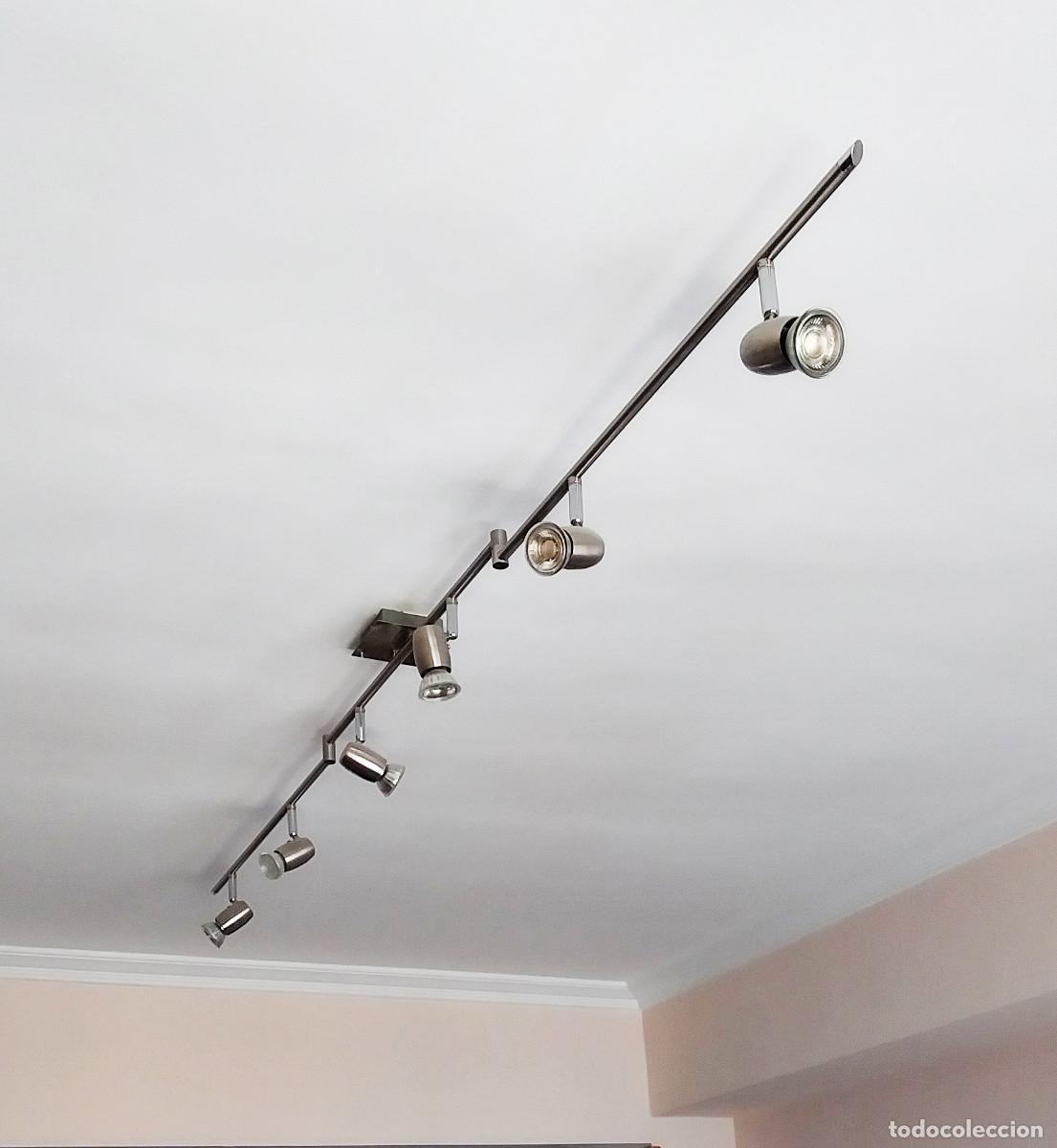 Vintage: L&aacute;mpara de 6 focos, adaptable. - Foto 1