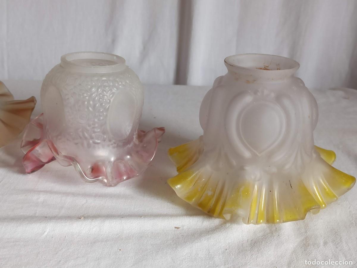Vintage: Lote 4 tulipas modernistas - Foto 3