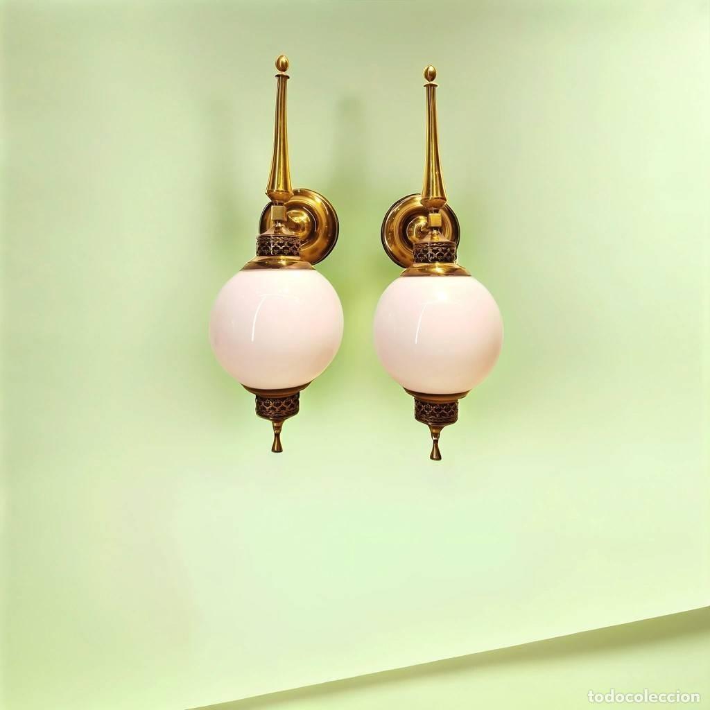 Vintage: 2 APLIQUES PARA PARED - Foto 1