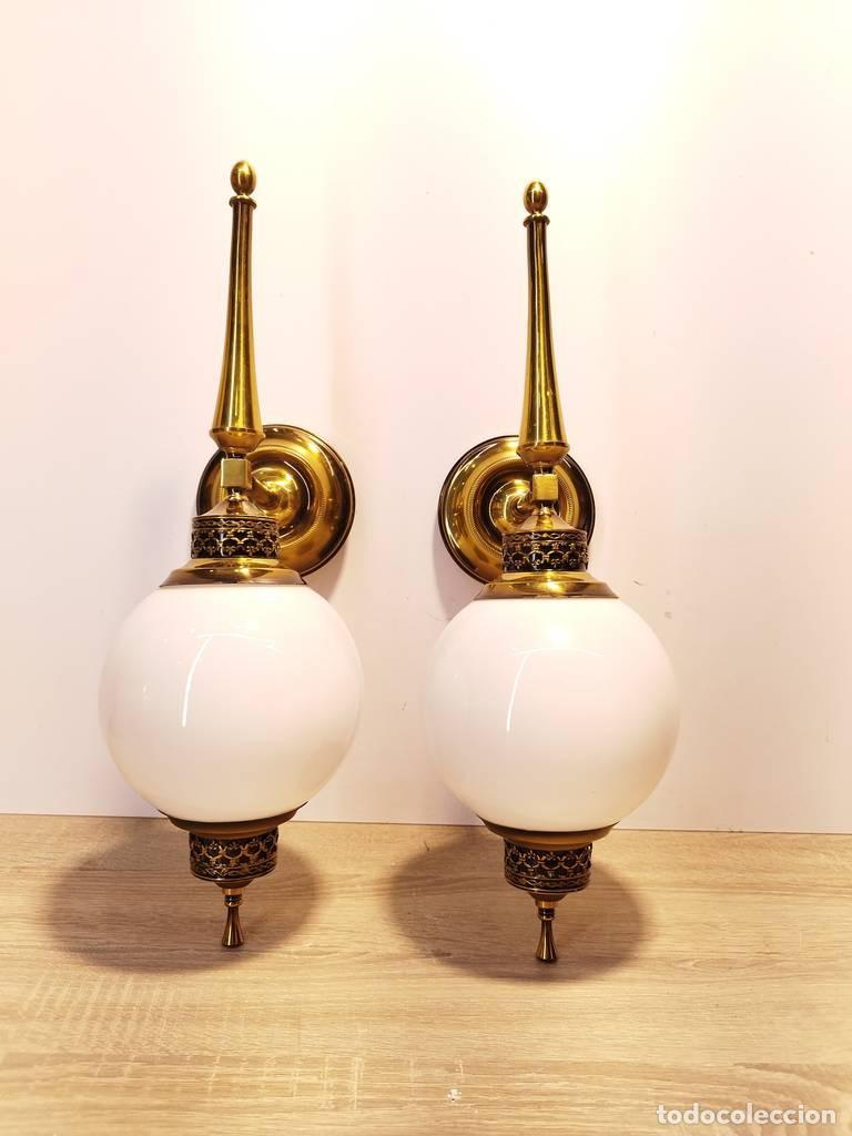 Vintage: 2 APLIQUES PARA PARED - Foto 8