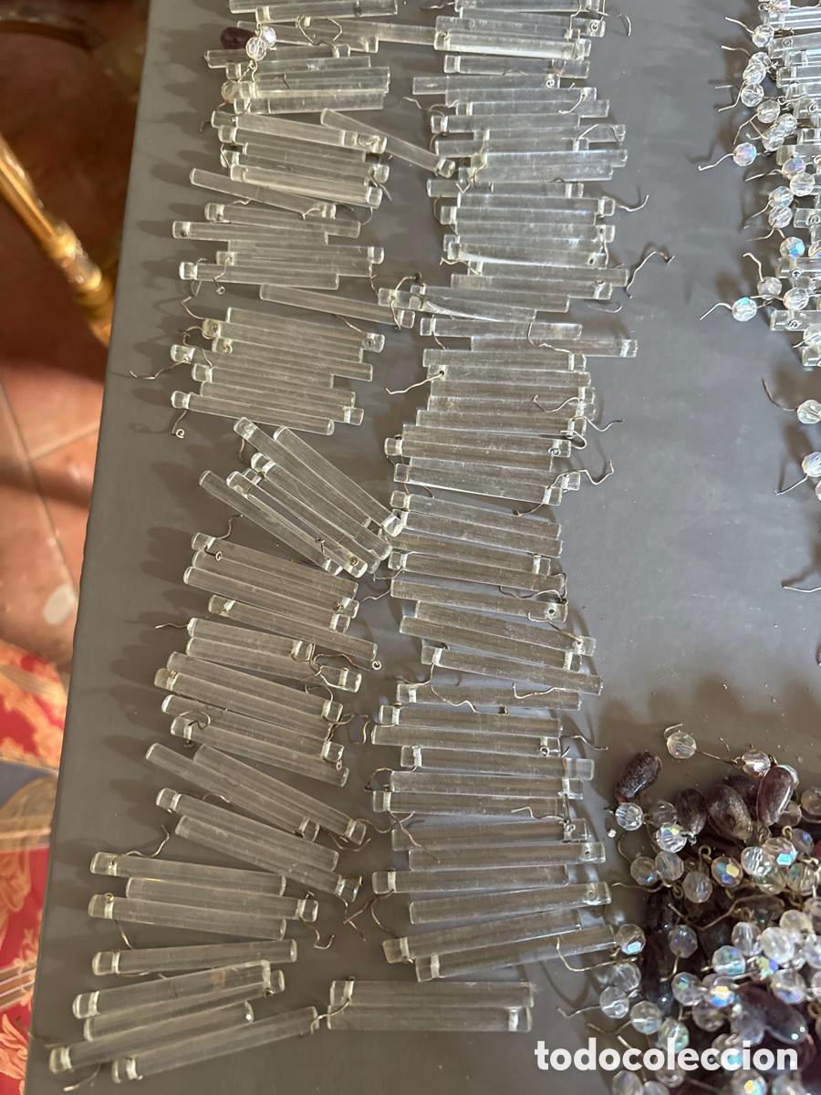 Vintage: Piezas de cristal para l&aacute;mpara - Foto 4