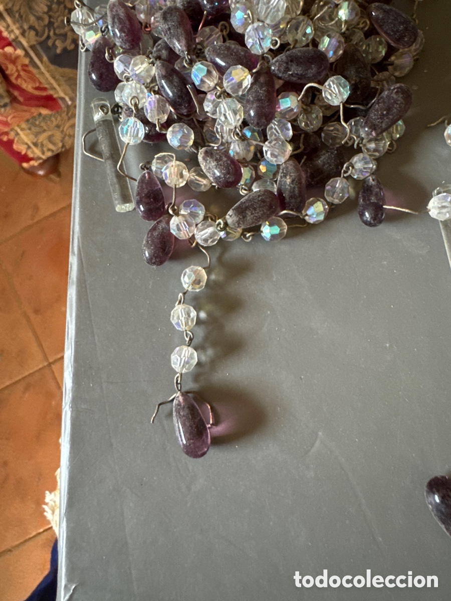 Vintage: Piezas de cristal para l&aacute;mpara - Foto 7