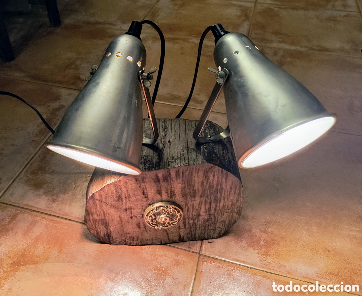 Vintage: Lamparita de mesa doble - Foto 4