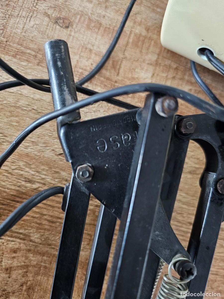 Vintage: LAMPARA FLEXO FASE ARTICULADA MODELO 620- FUNCIONANDO - Foto 8