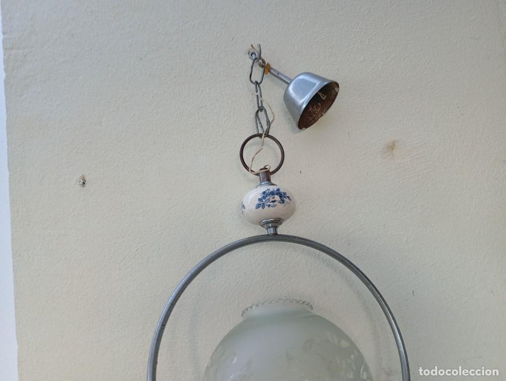 Vintage: lampara con globo vitange - Foto 3