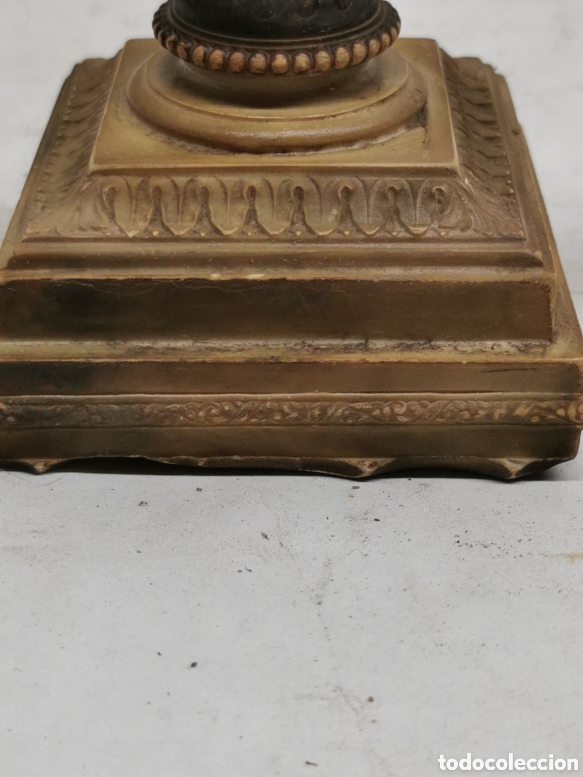 Vintage: 2 soportes l&aacute;mpara de sobremesa - Foto 3