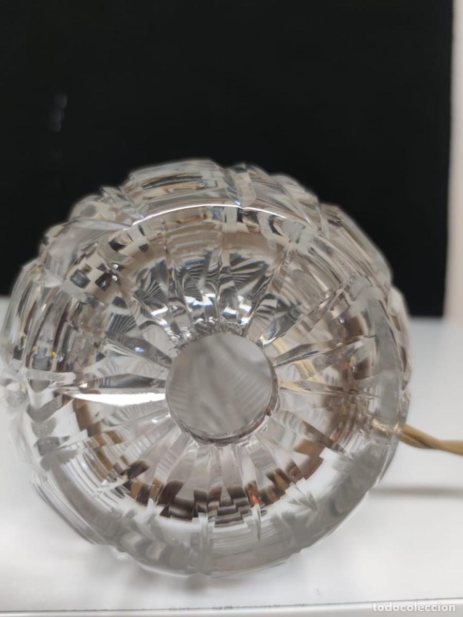Vintage: L&Aacute;MPARA DE CRISTAL TALLADO - Foto 3