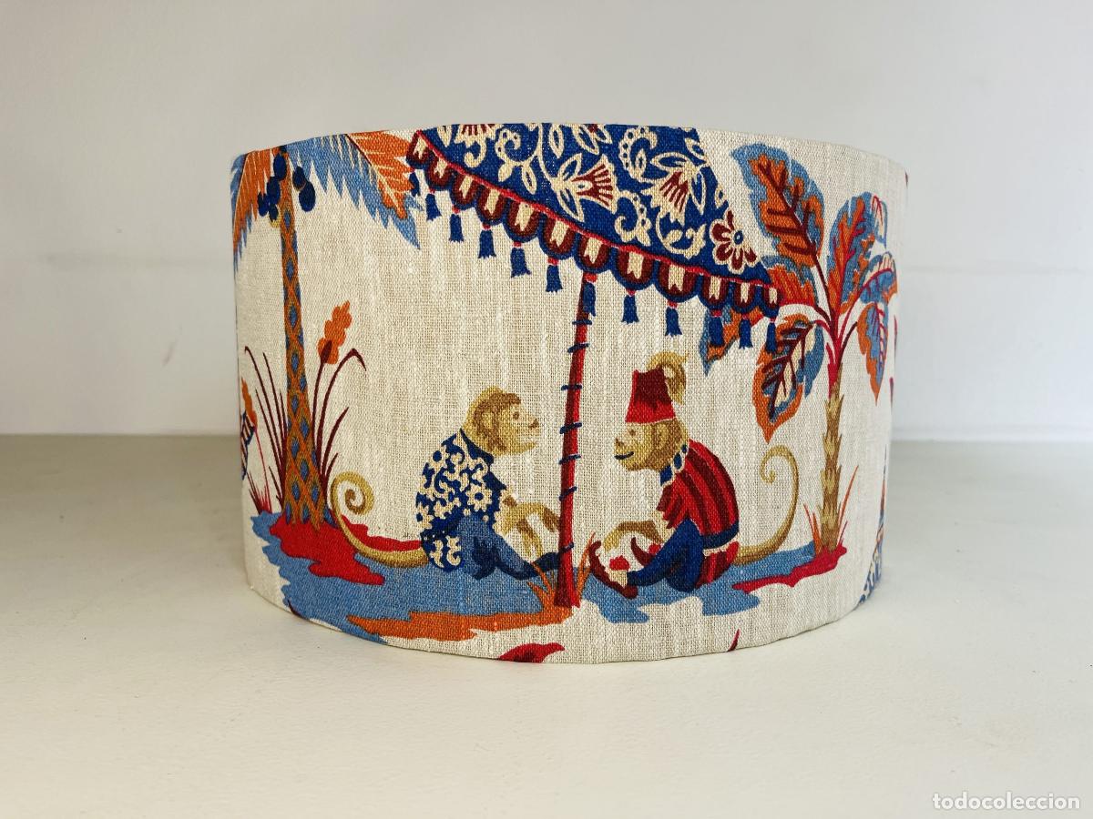 Vintage: Pantalla Monkey Red Indho by la Opalina - LA OPALINA - Foto 1