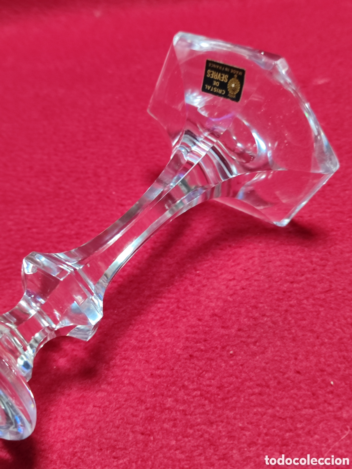 Vintage: Candelabro Sevres. Portavelas - Foto 5