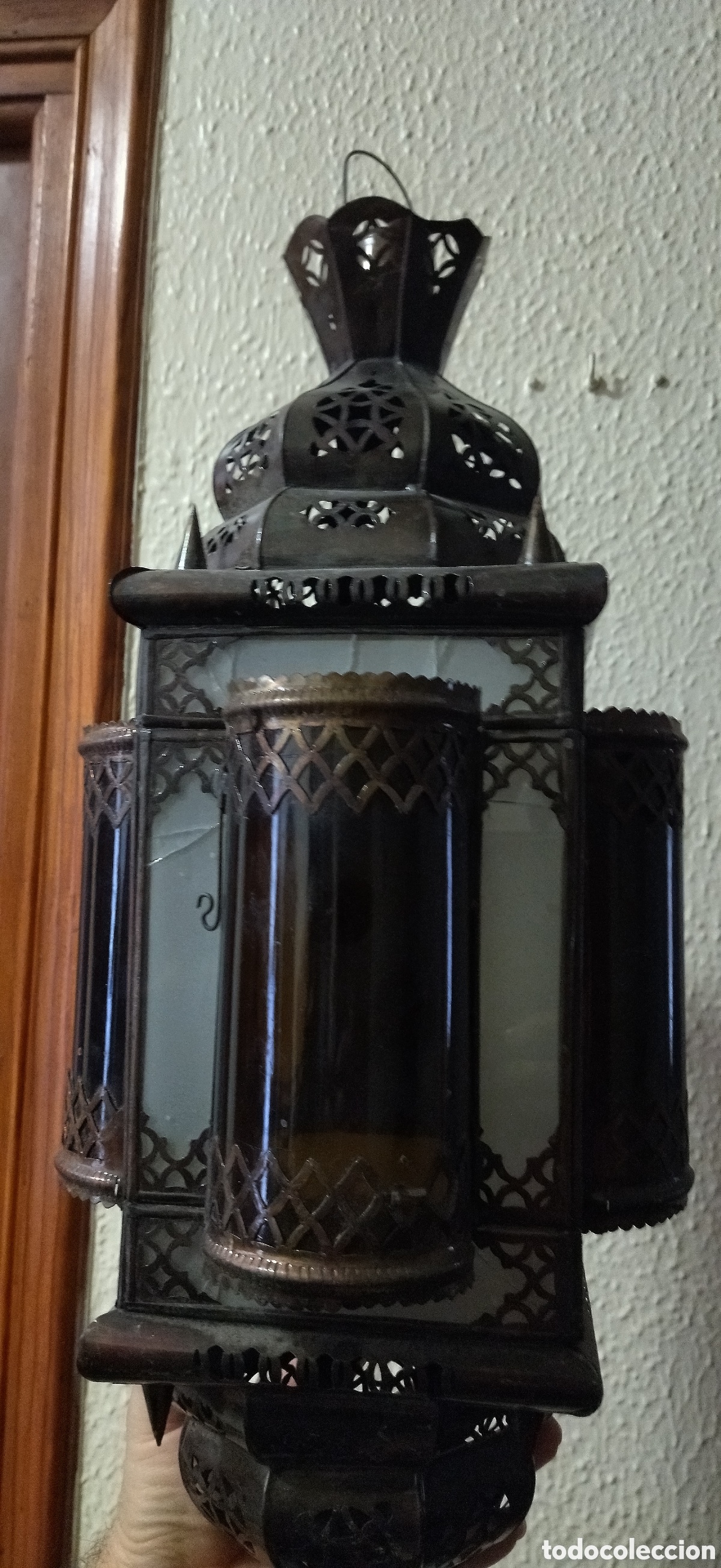 Vintage: Preciosa lampara marroqu&iacute;, &aacute;rabe - Foto 2