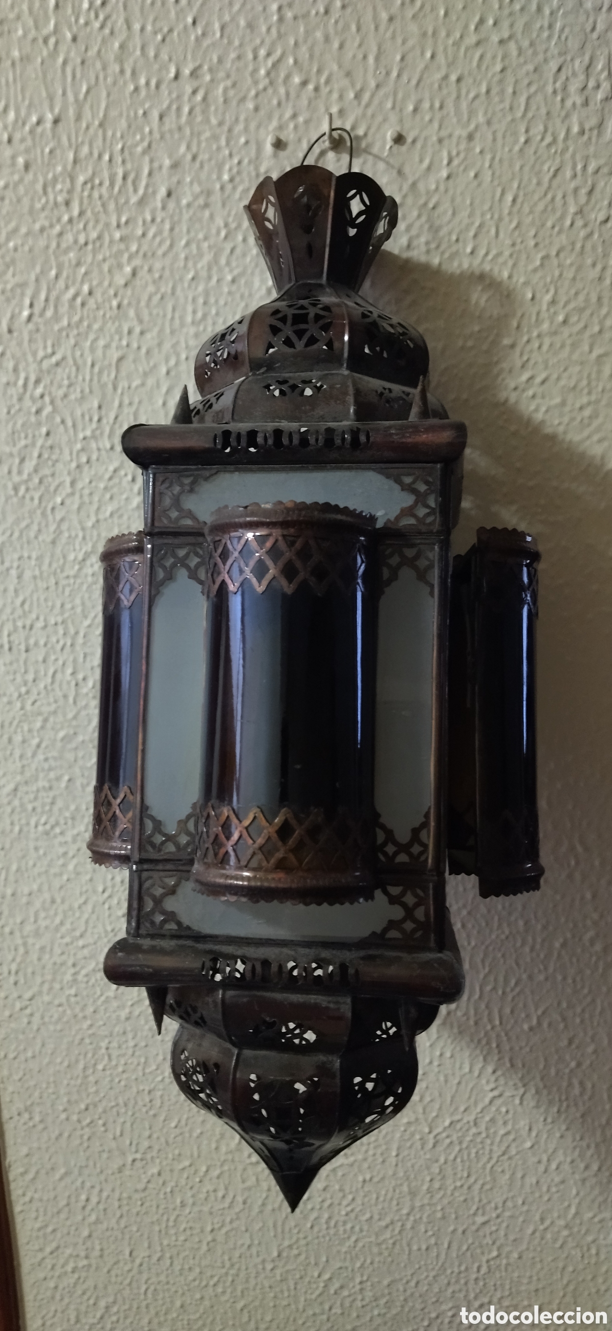 Vintage: Preciosa lampara marroqu&iacute;, &aacute;rabe - Foto 1