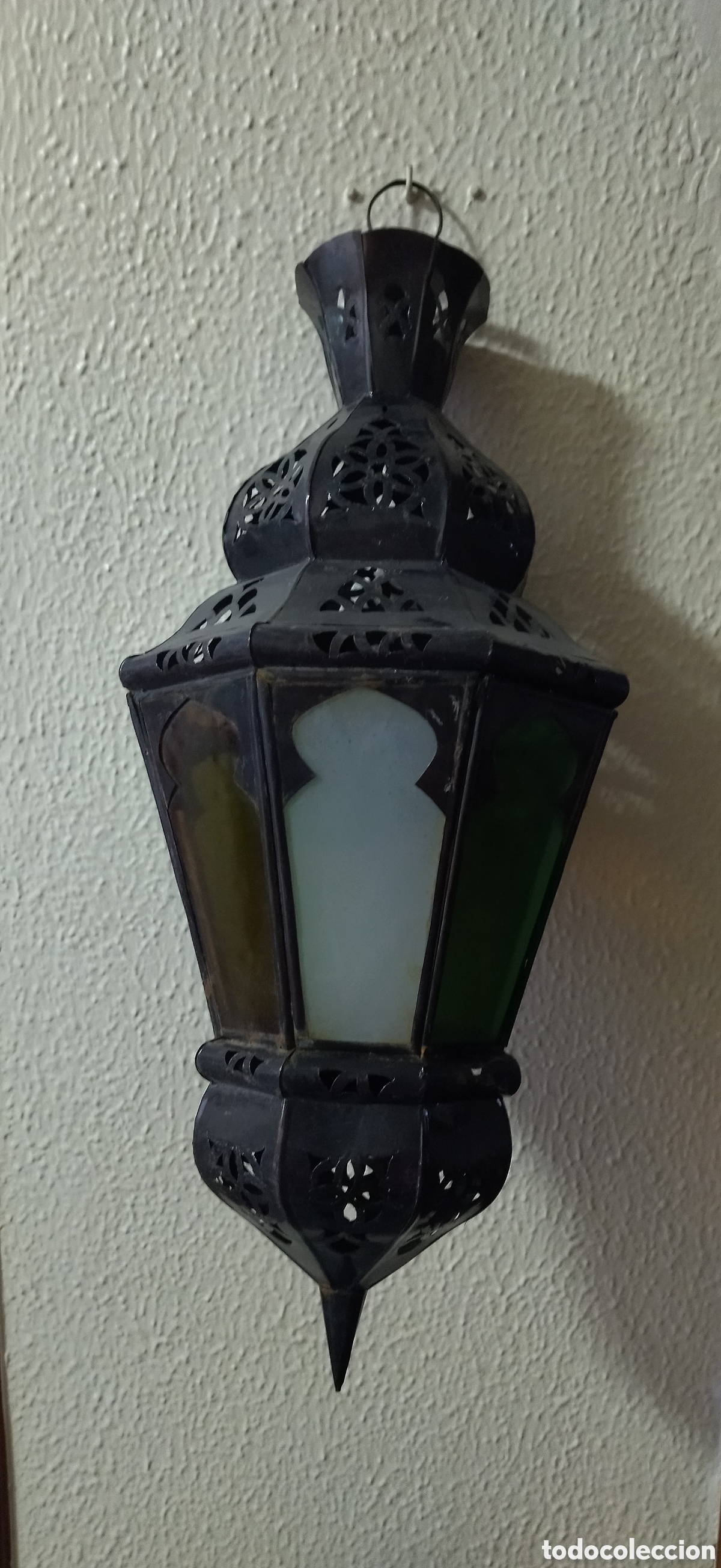 Vintage: Preciosa lampara marroqu&iacute;, &aacute;rabe - Foto 2